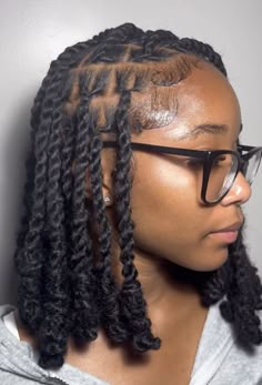 Invisible Locs, Faux Locs Hairstyles, Cute Braided Hairstyles, Braids Hairstyles Pictures, Quick Braided Hairstyles, Protective Hairstyles Braids, Pretty Braided Hairstyles, Girls Hairstyles Braids