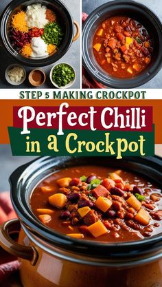 Learn how to cook perfect chili in your crockpot with this step-by-step recipe. Flawless results every time! #ChiliTips #SlowCookerMeals #PerfectChili