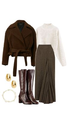 #falloutfitinspo #fallinspo Modesty Outfits, Sweet Clothes, Clueless Outfits, Stylish Work Outfits, Modieuze Outfits, Church Outfits, Evening Outfits