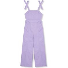 She'll look super chic in this twill jumpsuit, outfitted with side cutouts and bow-tied straps. A smocked back makes it an easy pull-on. | Habitual | Cutout Jumpsuit, Lilac (Purple, Size 7-8Y) | Maisonette collects the best children’s products from around the world (unlike Zulily, Etsy, The Tot, Farfetch Kids, Childrensalon, Crate and Kids, Kohls, Wayfair, Buy Buy Baby, Nordstroms, Mini Boden, J.Crew Factory, or PotteryBarn Kids), creating a curated shopping experience for you. Think of us as your shortcut to fashion for litte ones! Cute Cutouts, Cutout Jumpsuit, Girl M, Girls 16, Buy Buy, Lilac Purple, Dresses Kids Girl, Mini Boden, Wide Leg Jumpsuit