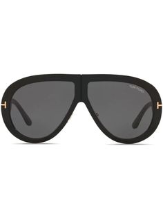 TOM FORD Eyewear Troy pilot-frame Sunglasses - Farfetch Espadrilles Slides, Tom Ford Eyewear, Tom Ford Sunglasses, Chanel 2, Iconic Bags, Flat Boots, Exclusive Fashion, Ballet Flat Shoes, Ski Wear