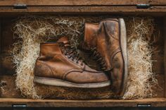 Red Wing 875, Rugged Leather, Raw Jeans, Boots Vintage, Mens Attire