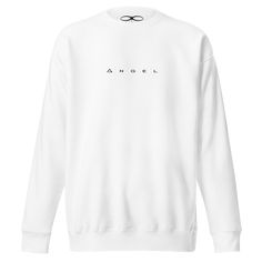 The Men's Slogan And Guardian Angel Graphic Sweatshirt by Infinite1 Brand is a stylish and comfortable addition to any wardrobe. Made from high-quality materials, this sweatshirt features a unique text on the front and a slogan and graphic design on the back, making it stand out from the crowd. Available in various sizes, this crisp white sweatshirt is perfect for casualwear or streetwear. The premium construction ensures durability and long-lasting comfort, making it a versatile piece for every Angel Graphic, Angel Theme, Sweatshirt Details, Men's Beanies, Fitness Gifts, Women's Beanie, Guardian Angel, White Sweatshirt, Fitted Hats