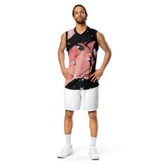 I'm still thinking about you... Was it real?Looking for a basketball jersey that will take your game to the next level? Look no further! Made with recycled polyester fabric, this high-tech jersey is designed to keep you cool and dry even in the heat of competition. Style it as a streetwear piece and turn heads both on and off the court. NOTESTracking numbers are available once the item arrives in the destination country. Please refer to our sizing chart and double-check your selection before pla Casual Breathable Sleeveless Jersey, Sporty Sleeveless Jersey For Streetwear, Casual Sleeveless Breathable Jersey, Sleeveless Jersey For Streetwear, Sleeveless Streetwear Jersey, Sleeveless Moisture-wicking Jersey For Streetwear, Breathable Sleeveless Jersey, Sporty Sleeveless Breathable Jersey, Casual Sleeveless Moisture-wicking Jersey