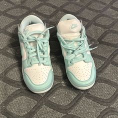 Brand New, Never Worn Size 9 1/2 Mint Green Casual High-top Lace-up Sneakers With Branded Heel, Casual Lace-up High-top Sneakers With Branded Heel, Dream Shoe, Nike Green, Shoes Brand, Dream Shoes, Nike Dunk, Nike Dunks, Women's Nike