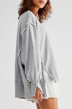 Free People Sweatshirt, Free People Fall Outfits, Camden Sweatshirt, 2024 Prayer, Casual Fall Fashion, College Class, Europe 2024, Summer Sweatshirt, Class Outfit