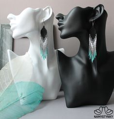 These turquoise beaded earrings are made of high-quality Czech beads and strong synthetic thread. They are elegant, fashionable, and highly versatile, suitable for everyday wear. Features: Sterling silver components Color: black, turquoise, grey, white. This item is currently in stock. More beaded earrings http://etsy.me/2ycItdb Gerdan necklaces http://etsy.me/2mihf0J Beaded necklaces http://etsy.me/2Dkf1Fo Crochet necklaces http://etsy.me/2CAPdFc Back to shop https://www.etsy.com/shop/Namystynk Elegant Turquoise Chandelier Earrings With Round Beads, Elegant Turquoise Chandelier Earrings, Turquoise Beaded Earrings With Beaded Chain, Turquoise Beaded Chain Earrings, Elegant Handmade Turquoise Tassel Earrings, Elegant Turquoise Beaded Dangling Earrings, Elegant Turquoise Tassel Earrings With Dangling Beads, Grey Chandelier, Turquoise Bead Earrings