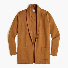 Shopping Bag | J.Crew Factory Chelsea Sweater Blazer, Black Pants Outfit, Sweater Blazer, Fall Capsule Wardrobe, Button Sweater, Jcrew Women, Plus Size Sweaters, Cardigan Sweaters For Women, Brown Sweater