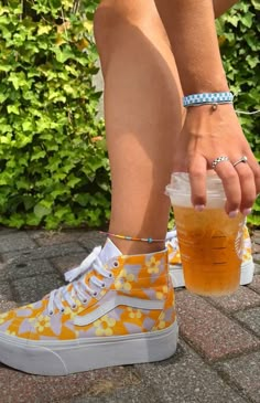 Unique Shoes Aesthetic, Unique High Top Vans, Cute Summer Shoes Aesthetic, Colorful Shoes Outfit Sneakers, Cool Sneakers Aesthetic, Cute Summer Sneakers, Aesthic Shoes, Cool Shoes Aesthetic, Unique Shoes Sneakers