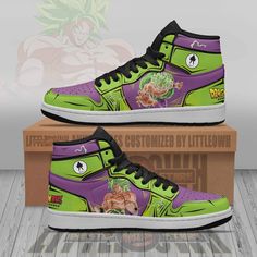 Broly Shoes Custom Dragon Ball Anime Jd Sneakers Lightweight construction with breathable mesh fabric provides a comfortable and flawless fit. Jordan Low, Great Anniversary Gifts, Custom Made Shoes, Personalized Shoes, Anime Shoes, Exclusive Shoes, Shoes Custom, Anime Gifts, Low Top Sneakers