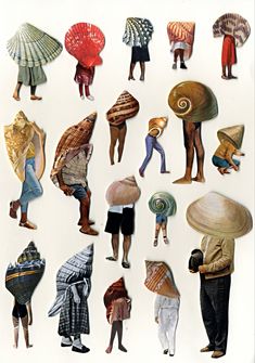 an image of people with hats on their heads