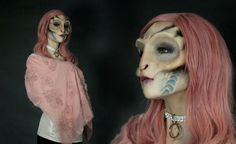 Silicone Prosthetics, Extreme Make-up, Cyberpunk Makeup, Alien Makeup, Animal Makeup, Extreme Makeup, Cool Makeup Looks