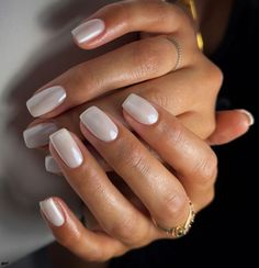 Winter Wedding Nails For Bride - Visit to get the best designs. Winter Wedding Nails, Magenta Nails, Milky Nails, Airbrush Nails, Popular Nails, Dipped Nails, Hair Updo