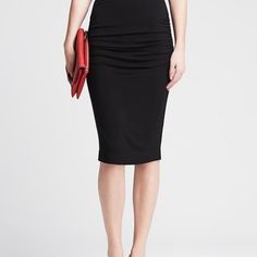 Banana Republic Black Ruched Jersey Pencil Skirt Nwt Fitted Without Being Work, This Is A Super Comfortable Skirt. Perfect Dressed Up Or Down. Waistline 28.5” The Vibe Is Work, Cocktail, Evening, 9 To After 5, Classy, Sophisticated, Minimal, Boss, Secretary Chic Ruched Midi Skirt, Ruched Pencil Skirt For Night Out, Chic Ruched Pencil Skirt For Night Out, Fitted Ruched Midi Skirt, Elegant Ruched Midi Skirt, Elegant Ruched Mini Skirt, Fitted Ruched Bottoms For Workwear, Elegant Ruched Bottoms In Midi Length, Elegant Skirted Bottoms With Ruched Details