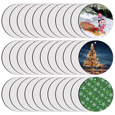 PRICES MAY VARY. 【Great Value Package 】You will get 33 pieces round 2.75 inch sublimation keychains ornament blanks with 26 pcs Red String , enough quantity to meet your DIY projects and artwork needs 【Clear Patterns & Vibrant Colors】The sublimation keychains ornament blanks is made of medium density fiberboard, which is lightweight, durable, has good hardness, smooth surface, is not easy to break or deform, and can be used for a long time. These sublimated ornaments have been laser cut and have Sublimated Ornaments, Sublimation Keychains, Christmas Products, Red String, Sublimation Blanks, Gift Labels, Round Ornaments, Ornaments Christmas, Amazon Art