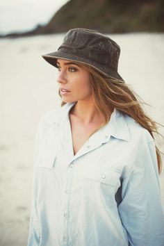 Womens bucket hat | womens fishing hat  Bucket Hats don't have to just be for old fishermen! This Weathered cotton bucket hat is perfect for an outdoor adventure with 50+ SPF rating and water resistant material! Womens Fishing, Womens Bucket Hat, Womens Fedora Hat, Waterproof Hat, Cotton Bucket Hat, Ladies Hats, Black Bucket Hat, Womens Fedora, Bucket Hat Women