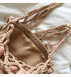 Everyday Summer Macrame Shoulder Bag, Beige Cotton Bags For Beach Season, Beige Cotton Bag For Beach Season, Everyday Summer Macrame Beach Bag, Eco-friendly Macrame Shoulder Bag For Summer, Beige Cotton Shoulder Bag For Beach, Beige Macrame Bag For Beach Season, Beige Macrame Bags For Beach Season, Casual Beige Macrame Bags