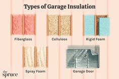 different types of garage insulators