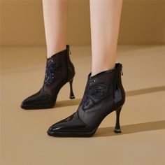 As low as US$66.50 Ankle-high Rhinestone Evening Heels, Elegant Ankle-high Embellished Heels, Elegant Embellished Ankle-high Heels, White Thigh High Boots, Black Heels Prom, Brown Thigh High Boots, Silver Heels Prom, Royal Blue Heels, Dress Boots Women