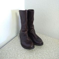 Preowned Fiorentini & Baker Brown Leather Moto Boots In Size 36. Heel Is 1". Shaft Height Is 10" And The Circumference 11". In Excellent Condition. Leather Moto, Moto Boots, Brown Leather, Women Shoes, Boots, Heels, Leather, Women Shopping, Clothes