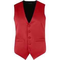 Boasting both style and sophistication, this Henry Segal men's customizable red satin server vest is the perfect finishing touch to your staff's uniforms. This vest makes it easy to ensure an elegant and uniform appearance in your high-end restaurant, banquet hall, casino, or catering operation. This satin vest is fully lined and tailored with a full, silk-looking back for a professional-looking fit. It has a five-button front with matching satin-covered buttons for a stylish finish. This vest a Affordable Red Men's Vest, Luxury Red Vest For Formal Occasions, Butgundy Vest Suits, Circus Fundraiser, Red Vest Outfit, Chambelanes Outfits, Red Waistcoat, Quince Themes, Grooms Men