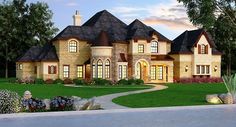 this is an artist's rendering of a luxury home