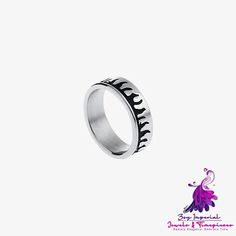 Dark Wind Titanium Steel Flame Ring Flame Ring, Size 10 Rings, Packing List, South Korea, Ring Size, Size 10, Size 6, Japan, Ring