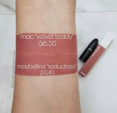 Lipstick For Brunettes With Brown Eyes, Mac Velvet Teddy Lipstick, Velvet Teddy Mac, Milani Color Statement Lipstick, Matte Make Up, Mac Velvet Teddy, Autumn Makeup, Maybelline Lipstick, Lipstick For Fair Skin