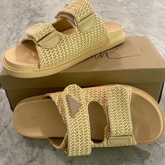 Brand New Tahlula Raffia Sandals. Adjustable Velcro Closure. Toscany Style, Natural Color Size 10 Raffia Sandals, Natural Color, Women's Shoes Sandals, Shoes Sandals, Size 10, Women Shoes, Sandals, Brand New, Cream