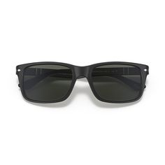 Rubber wasn't commonly seen on sunglasses in the 1940s. So while the frame of Persol's 3048S might be inspired by designs of that era, the rubberized finish of its acetate body is firmly grounded in modern times. The silhouette has a high bridge to better fit faces with lower cheekbones, and the crystal lenses are a polarized green for improved visibility around water and less eye stress in day-to-day situations. Made in Italy, they also sport the brand's signature Meflecto flexible stem system High Bridge, Modern Times, Black Rubber, Be Inspired, Vintage Stil, Rayban Wayfarer, Vintage Inspired, Square Sunglass, Lenses