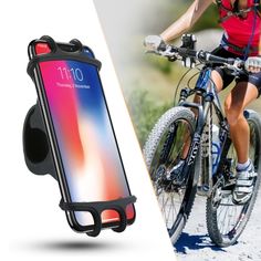 the bike phone holder is designed to hold an iphone, and holds it in place