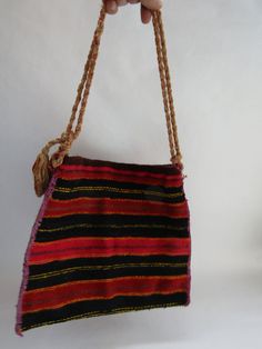 handwoven rug bag - Multicolor bag - Boho style bag - folk bag - handmade bag - All season bag - for collection - Hippie bag - It's an Original woolen handmade Embroidered Tote Bag, original Greek Folklore Bag, Greek Rustic bag, Vintage loom made folk Bag. Very Good vintage condition. It's ready to be used or to be hunged on your wall. 100% wool, made by Greek lady in loom. Dimensions of the bag 32 cm x 37 cm, it's roomy, ity can carry a small laptop or a big ipad. Don't hesitate to contact me i Handwoven Rectangular Festival Bag, Vintage Handwoven Bags For Market, Vintage Handwoven Bag, Traditional Handwoven Pouch Bag, Bohemian Rectangular Bucket Bag With Weaving, Traditional Handwoven Tote Hobo Bag, Traditional Handwoven Hobo Tote Bag, Square Woven Bag For Everyday Use, Square Woven Bags For Everyday Use