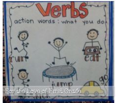 an activity book for the love of first grade with pictures of people doing different things