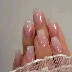 Pink Bday, Light Colored Nails, Bday Nails, Colored Nail Tips, Long Press On Nails, Nagel Tips, Easy Nails, Glamour Nails, Colorful Nails