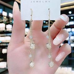 Material: Zircon Style: Simple Color: Ear Studs, Hanging Earrings Fashion Element: Chain, Geometry Needle Earrings, Hanging Earrings, Simple Colors, Ear Studs, Fashion Earrings, Geometry, Women's Earrings, Opal, Chain