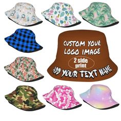 PRICES MAY VARY. 【Custom Bucket Hats】①Choose you want the style. ②Click on the right button "Customize Now" next to it. ③Customize your own name/image/text/logo/photo. ④ Buying more is cheaper. ⑤We will customize production as soon as we receive the message. 【Premium Quality】Hat is made of polyester. lightweight, breathable.Can be hand washed, but not by rubbing or machine washing. 【Applicable Occasions】Perfect for hiking, beach, camping, fishing, weddings, or any outdoor activity, perfect for a Fishing Weddings, Custom Bucket Hats, Fishing Wedding, Logo Photo, Bucket Hat Design, Wedding Personalized, Image Text, Hat Design, Beach Camping