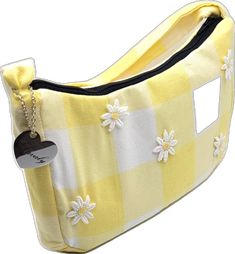 Casual Gingham Shoulder Bag For Summer, Summer Travel Gingham Shoulder Bag, Cute Yellow Summer Shoulder Bag, Cute Yellow Seasonal Shoulder Bag, Cute Yellow Shoulder Bag For Summer, Yellow Retro Shoulder Bag For Summer, Retro Yellow Shoulder Bag For Summer, Yellow Shoulder Bag For School In Summer, Spring Yellow Square Shoulder Bag