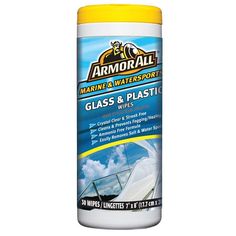 armorall marine and water sport glass & plastic wipes