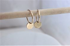 "Earrings, great for everyday! Available in sterling silver or 14k gold filled. Discs are 3/8\" round. Endless hoops are approximately 3/4\" wide, slightly larger than a dime. WHY CHOOSE malisay designs? * All stamping/making is done by hand, by me. * 100% Sterling silver, 14k Gold Filled, or 14k Rose Gold Filled * Handcrafted with love + care in Chandler, AZ * Handcrafted is the best 😊 FOR PRODUCTION/SHIPPING TIMING, POLICIES & FAQ's: please take a peek at my shop announcement and/or polic Everyday Hammered Huggie Earrings, Everyday Hammered Huggie Jewelry, Hammered Small Hoop Huggie Earrings, Everyday Small Hoop Huggie Earrings With Hammered Detail, Everyday Small Hoop Hammered Huggie Earrings, Minimalist Hammered Hoop Earrings For Everyday, Everyday Small Hoop Hammered Earrings, Minimalist Everyday Hammered Huggie Earrings, Everyday Minimalist Hammered Huggie Earrings