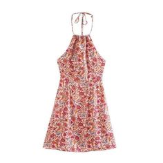 Product Details: Spaghetti straps Above the knee, mini Material: Cotton, Rayon Mini Floral Dress, Jumpsuit Outfit, Party Dress Short, Pink Floral Dress, Short Mini Dress, Floral Dress Summer, Plus Dresses, Pink Mini Dresses, Chic Woman