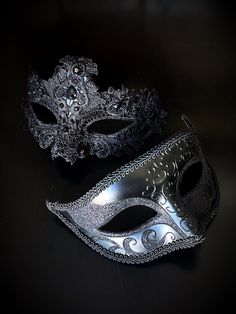 Gothic Eye Mask For Evening Masquerade, Gothic Evening Masquerade Eye Mask, Black Venetian Mask For Masquerade, Gothic Masquerade Mask For Carnival Evening, Gothic Style Masquerade Eye Mask, Gothic Masquerade Eye Mask, Black Venetian Masks And Prosthetics For Masquerade, Black Full Face Carnival Masks, Gothic Eye Mask For Masquerade