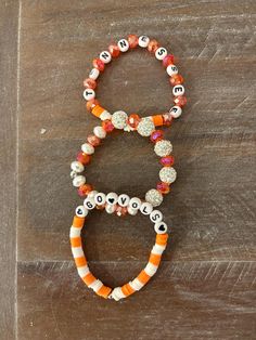 Tennessee Bracelet Set. Stretch Tennessee Bracelet Set.  Tennessee. Tennessee Vols, Tennessee Volunteers, Bracelet Set, Tennessee, Jewelry Bracelets, Beaded Bracelets, Ships, Bracelet, Orange