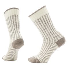 Our Everyday Cozy Waffle Press Crew Socks are basically like a pair of pajamas for your feet. Super soft, super cozy, with a premium sweater feel for all day comfort you won't want to take off. | Smartwool Everyday Cozy Waffle Press Crew Socks in Natural | Size: Small Smartwool Socks, Mens Clogs, European Shoes, Natural Tan, Fleece Sweater, Sock Shop, Womens Clogs, Getting Cozy, Waffle Knit