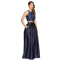 Nwt $299 Adrianna Papell Embellished Two-Piece Ballgown [Size :2p ] #N617 * See Last Two Same Photos For Little "Defect" A Chic Confection Of Bluesy Paillettes Encrusts A Boxy Crop Top Glitzy Enough To Complete This Gala-Worthy Ensemble Culminating With A Radiant Taffeta Ball Skirt. * Back Zip Closure * Jewel Neck * Cutaway Shoulders * Two Piece Set * Top: Cropped, Sleeveless, Halter Neckline, Allover Sequins, Racerback * Skirt: Long Length, Pleated, Pocket * See Last Two Same Photos For Little Boxy Crop Top, Ball Skirt, Long Formal Dress, Prom Long, Sequin Crop Top, Crop Dress, Full Length Skirts, Adrianna Papell Dresses, Top And Skirt