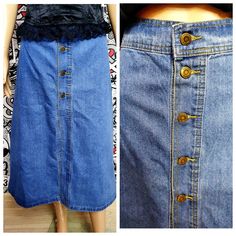 button up  Denim skirt  womens skirt maxi skirt blue Denim skirt Vintage Long Denim skirt  Jeans Skirt 3XL height of the woman in the photo - 180 cm Please refer to photos for details of condition. Condition: NEW 100 % cotton Measurements: Length: 79 cm/31" Waist: 104 cm/41" Hips: 132 cm/52" Tag Size: UK-22 EUR-50 US-18 note The color on the pictures may vary due to monitor settings and light reflections. Ready to ship Please do not hesitate to contact with me for any questions. Thank you for sh Maxi Skirt Blue, Skirt Jeans, Long Denim Skirt, Blue Denim Skirt, Jeans Skirt, Skirt Maxi, Skirt Vintage, Jeans Rock, Jean Skirt