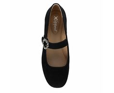 Xappeal Delia Women s Flat Add an extra element to your look with the Delia women s Flat from Xappeal. Featuring a faux suede upper with a rhinestone buckle for extra flair, this Shoe has classic feel with a twist. The footbed soothes your foot while the durable sole keeps you grounded in style. Synthetic upper Buckle strap closure Rhinestone detailsLightly Padded foorbedFlat sole Black Suede Flats, Rack Room Shoes, Rack Room, Suede Flats, Black Flats, Black Suede, Flat Shoes Women, Faux Suede, Shoes Flats