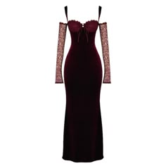 Beautiful Velvet House Of Cb Dress. Size Xs Plus For A Larger Cup Red Velvet Dress Halloween Costume, Black Velvet Dress With Lace, Black Vampire Dress, Cocktail Fits, Dark Red Velvet Dress, Black Velvet Prom Dress, Red And Black Lace Dress, Annie Core, Mafia Wedding