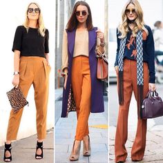 1,410 curtidas, 14 comentários - Danielle Ferraz (@daniferrazmoda) no Instagram: “Porque laranja dá aquela vitaminada no look! Encontre a calça sob medida para você ;) 💡 ✔️Tons mais…” Dark Autumn, Orange Outfit, Daily Look, Dream Wardrobe, Fashion Lover, Color Block, No Instagram, Fall Outfits