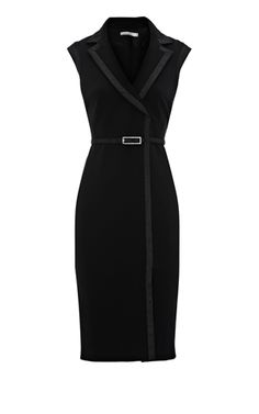 Karen Millen Áo Blu, Karen Millen Dress, Black Pencil Dress, Herve Leger, Business Dresses, Karen Millen, Work Attire, Office Fashion, Black Sleeveless