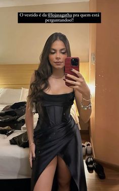 Classy Prom Dresses, All Black, Stylish Outfits, Chic Style, Casual Looks, Prom Dresses, Prom, Ootd